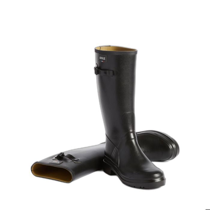 Botte Aigle 36469 Femme Cessac Lady Botte de Pluie Noir Cdiscount Chaussures