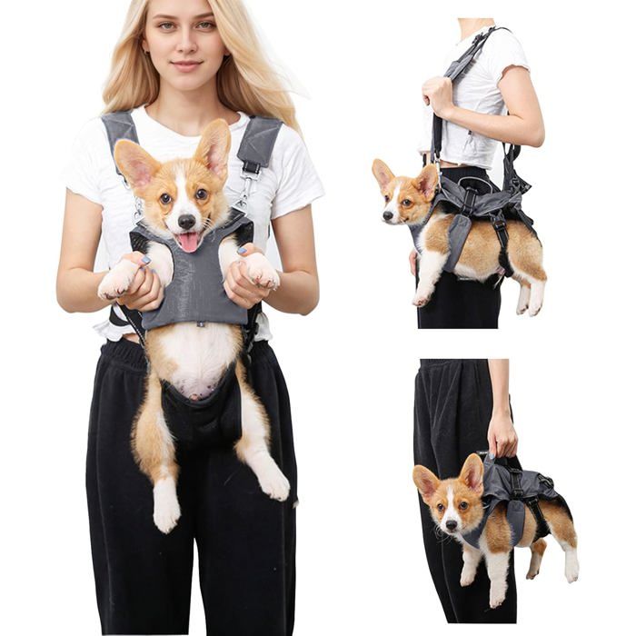 Meilleurs prix pour Sac à Dos pour Chien Jusqu'à 15 kg,Portable Sac à Dos Ventral pour Moyen Petit Chien avec Sangle