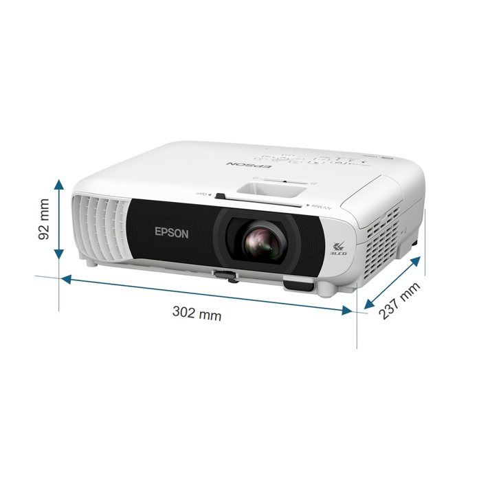 Epson EB W55 Projecteur 3LCD portable 4000 lumens 4000 lumens couleur WXGA 1280 x 800 16:10 802.11n sans filMiracast - vue 5