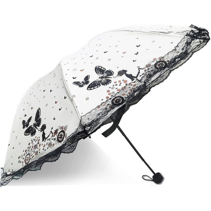 Parapluies Pliants Uv Ombrelle Compact Protection Contre Le Vent Parapluie De Voyage Protection Uv Résistant À LEau Parasols Pour
