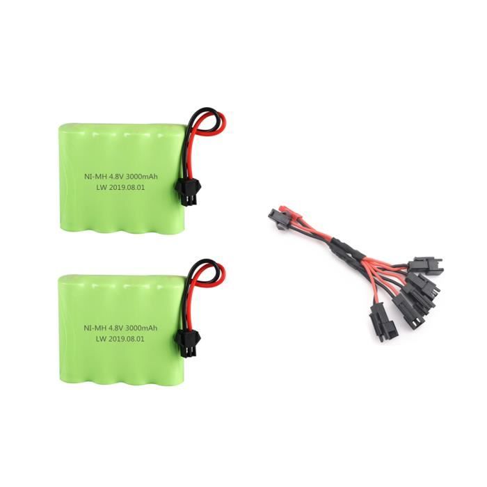 Chargeur Drone FPV Batterie Câble USB Vers SM2.0 3P / 4P / XH 3P – Charge 7,4V, Protection IC, Pour Drones FPV Et Voitures RC