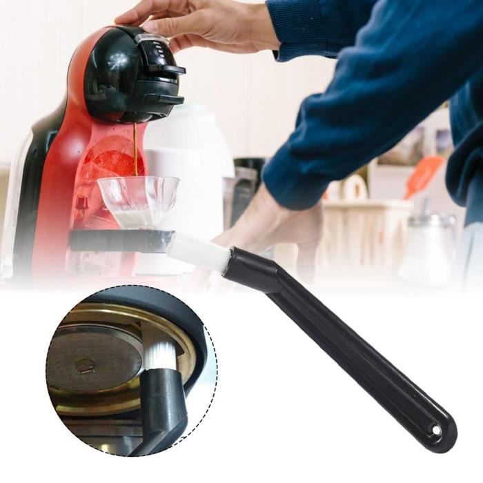 Normcore Brosse De Nettoyage Barista - Brosse Café En Bois De Noyer Avec Poils PET, Outil Essentiel Pour Machine à Expresso
