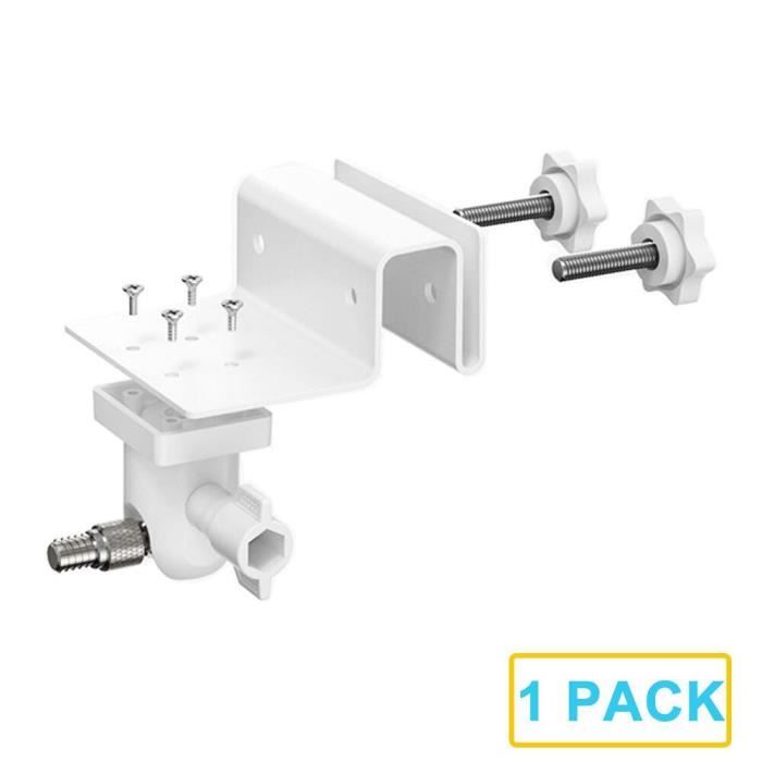 IEEDFJKK Support de gouttière sans perçage pour Eufycam, clipsez solidement la caméra en quelques minutes pour plus de sécurité, support de montage en acier inoxydable, Noir