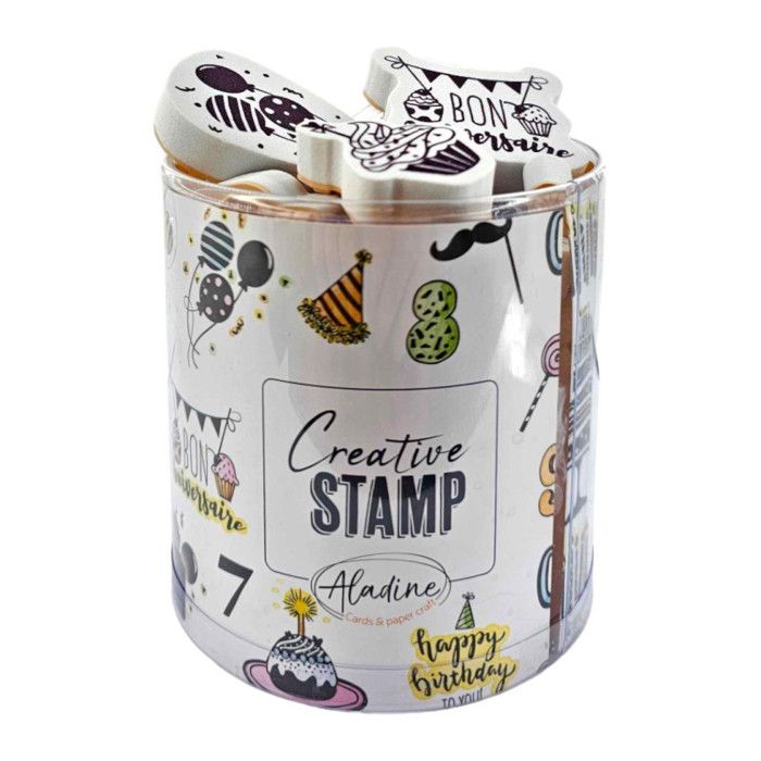 Kit De Tampons Stampo Scrap Joyeux Anniversaire 36 Pcs Coffret Tampons Stampo Scrap Aladine Heme Nbsp Joyeux Anniversaire Cdiscount Beaux Arts Et Loisirs Creatifs Kit De Tampons Stampo Scrap Joyeux Anniversaire 36 Pcs Coffret Tampons Stampo Scrap Aladine Heme Nbsp Joyeux Anniversaire Cdiscount Beaux Arts Et Loisirs Creatifs