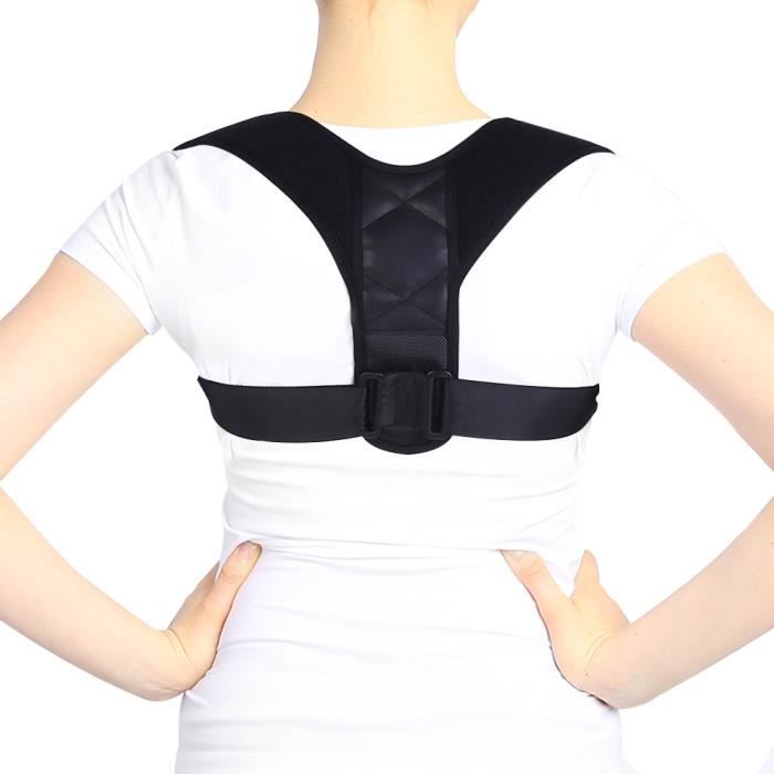 Correcteur Epaule Support Dos Ceinture Dorsale Soutien Correcteur de Posture Bande Redresse Dos Reglable Posture