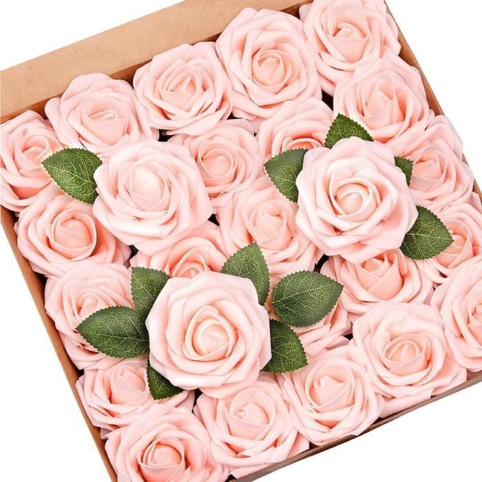 10pcs 8 Cm Mousse Rose Fleurs Saint Valentin Mariage Décoration Bridal Shower
