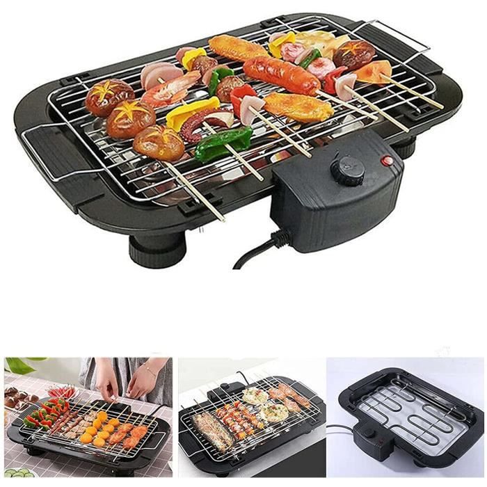 Barbecue Electrique de Table Portable Grill Electrique Grille Viande