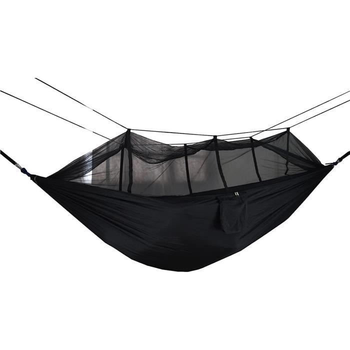 Hamac de camping léger et compact, en maille, anti-insectes, facile à