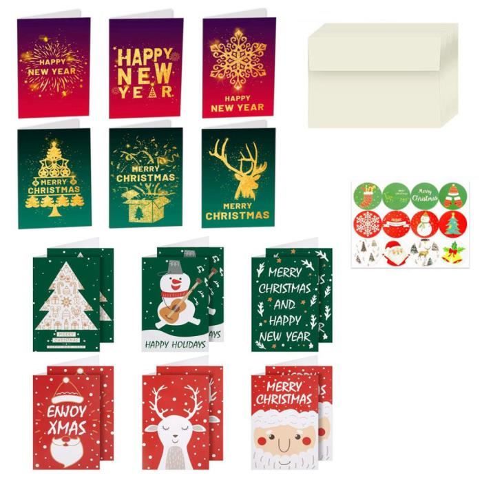 Carte de voeux Noël,carte cadeau de Noël bricolage,carte de