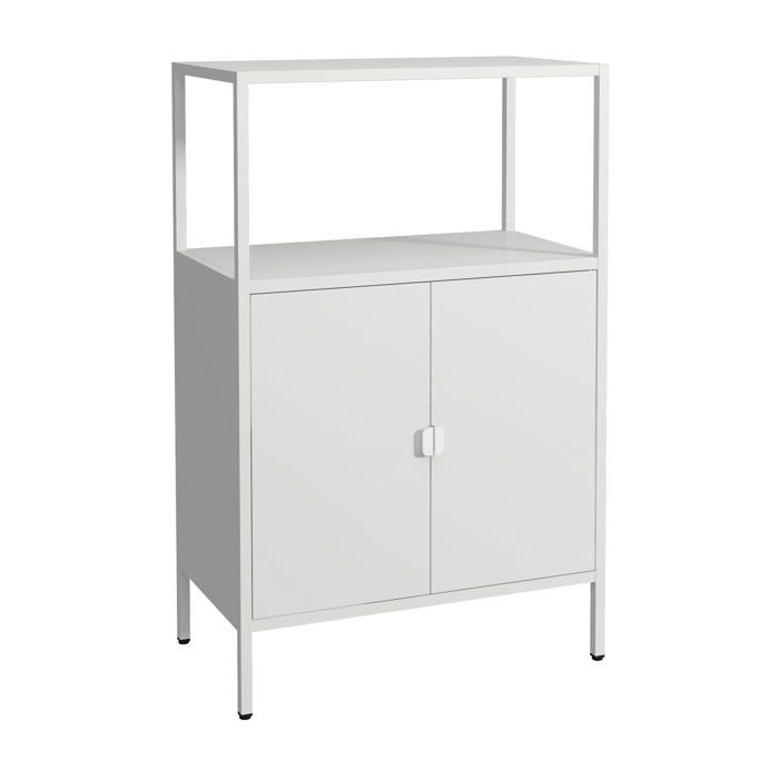Armoire de bureau casier de bureau meuble de rangement pour salon bureau chambre atelier acier 110 x 70 x 40 cm gris cla Armoire de bureau casier de bureau meuble de rangement pour salon bureau chambre atelier acier 110 x 70 x 40 cm gris cla