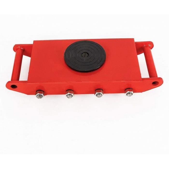 8T Ensemble de Transport Chariot de Meuble sur Roulette pour Outils de Transport Heavy Duty Mover Rollers Jaune 17600lbs