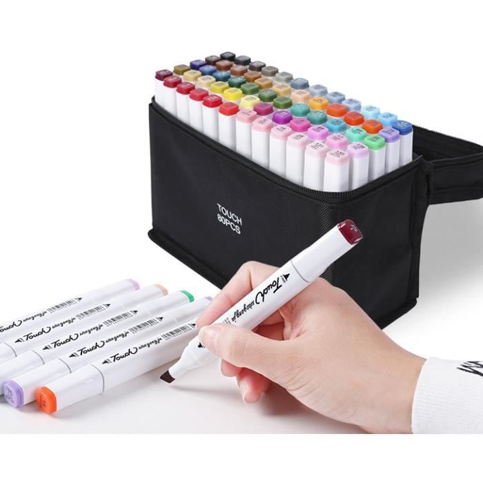 Touch Marqueurs Lot De 80 Couleurs Feutre Alcool Double Pointe Animation Art Esquisse Coquille Blanche Achat Vente Marqueur Touch Marqueurs Lot De 80 Cdiscount Feutre à alcool twinmarker il est tout à fait inutile de faire une présentation formelle quant à cette marque qui est déjà reconnue dans le milieu. touch marqueurs lot de 80 couleurs feutre alcool double pointe animation art esquisse coquille blanche