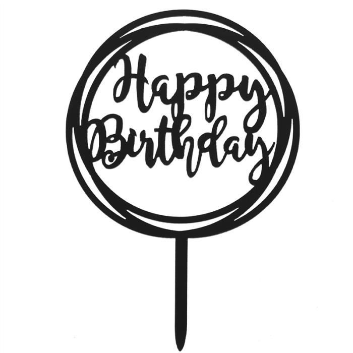 Joyeux Anniversaire Acrylique Multi Cercle Decoration Fete Noir Achat Vente Figurine Decor Gateau Cdiscount Joyeux Anniversaire Acrylique Multi Cercle Decoration Fete Noir Achat Vente Figurine Decor Gateau Cdiscount