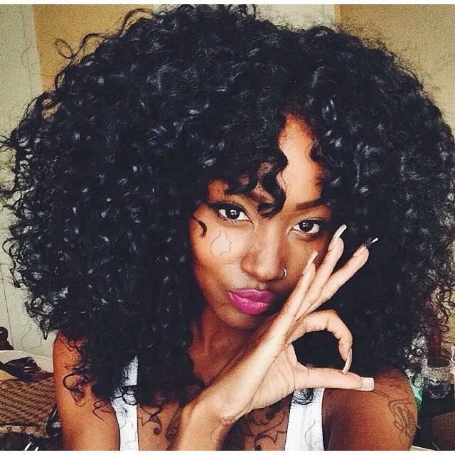 perruque afro curl