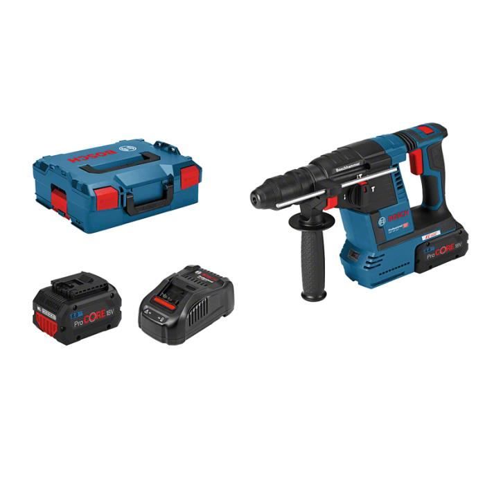 Perforateur sans-fil - Bosch - GBH 18V-26 F - 2 batteries ProCORE18V - KickBack Control - 18V