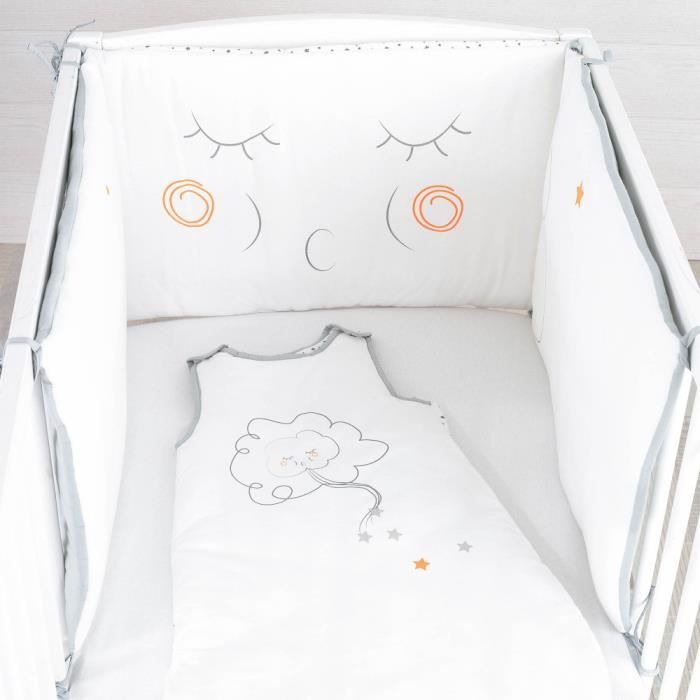 Ensemble Tour De Lit Et Gigoteuse Dormir Sur Un Nuage Blanc Cdiscount Puericulture Eveil Bebe Ensemble Tour De Lit Et Gigoteuse Dormir Sur Un Nuage Blanc Cdiscount Puericulture Eveil Bebe