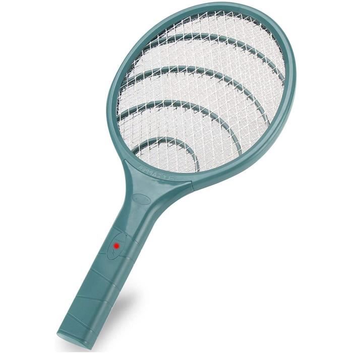 Raquette Anti-moustiques électrique - Bleu, 18 Cm, Légère, Piles AA, Pour Intérieur Et Extérieur
