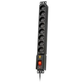 Distributeur de puissance Lestar - Puissance de latte 8 sockets - Rack 19 - 3m
