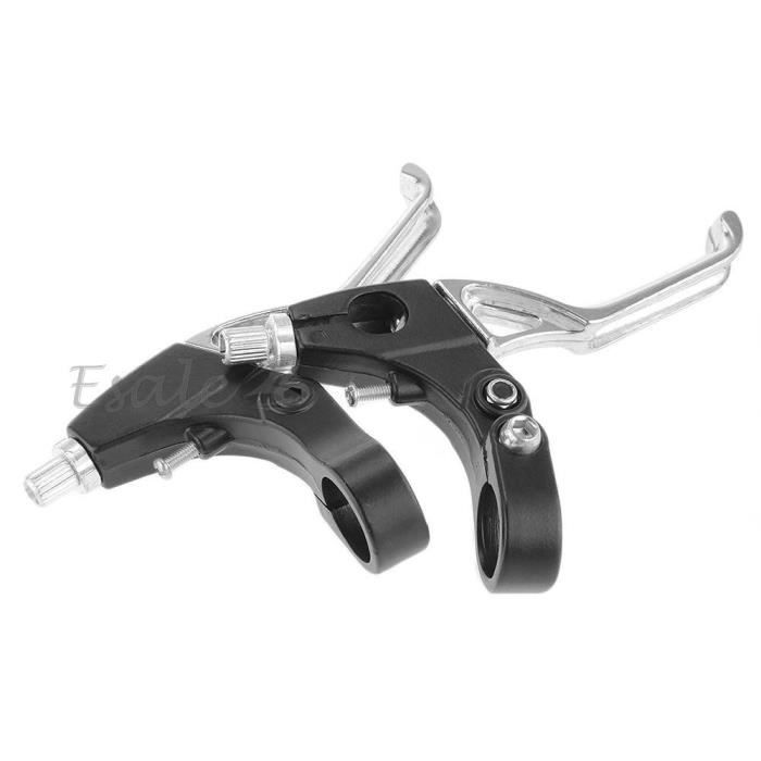 Paire de poignée leviers de frein vélo vintage ancien aluminium CLB