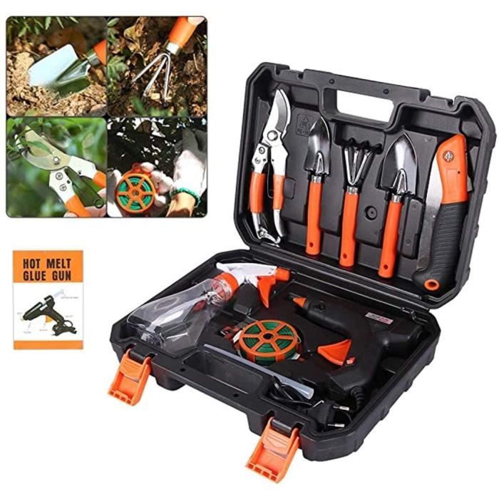 Kit De Jardinage 18 En 1 Pour Enfants – Outils En Métal, Arrosoir, Gants, Tablier, Chapeau, Sac De Rangement – Dès 3 Ans