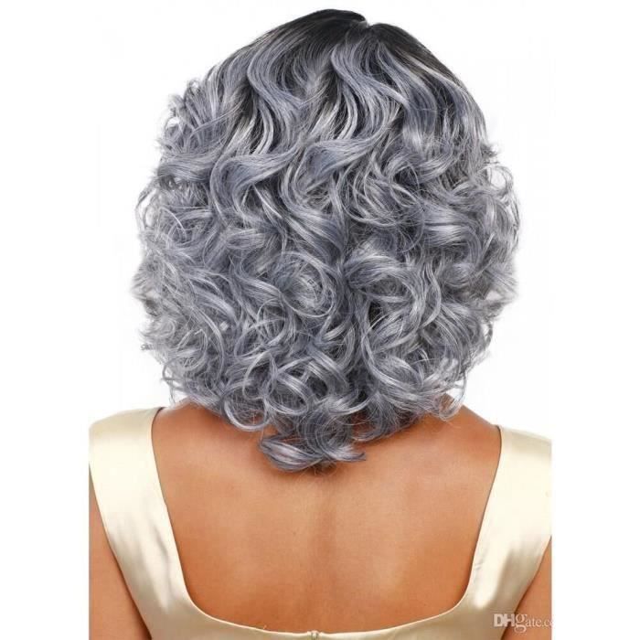 Perruque Femme De Cheveux Frise Court Perruque Naturel Argent Achat Vente Perruque Postiche Perruque Femme De Cheveux Fris Cdiscount Qualité et petits prix garantis, il ne vous reste plus qu'à. cdiscount
