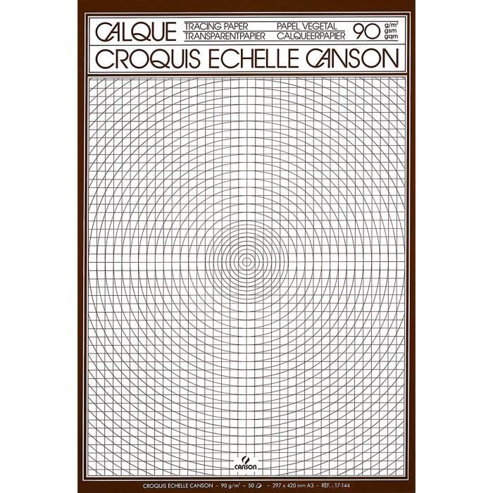 Canson Calque Satin Croquis Echelle 200017144 Papier Calque A3 29 7 X 42 Cm Translucide Achat Vente Papier Calque Canson Calque Satin Croqu 7219 Cdiscount