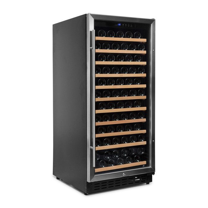 Cave à vin 110 bouteilles Inox CHR 1T - Vinobox - Vinobox