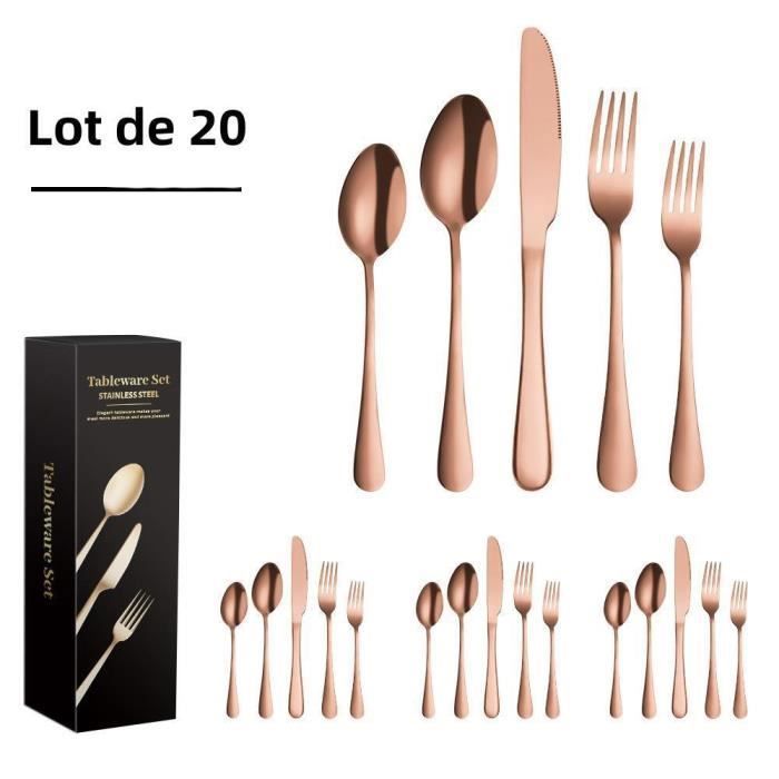 Couverts - Couverts de table - Paquet de 20 couverts