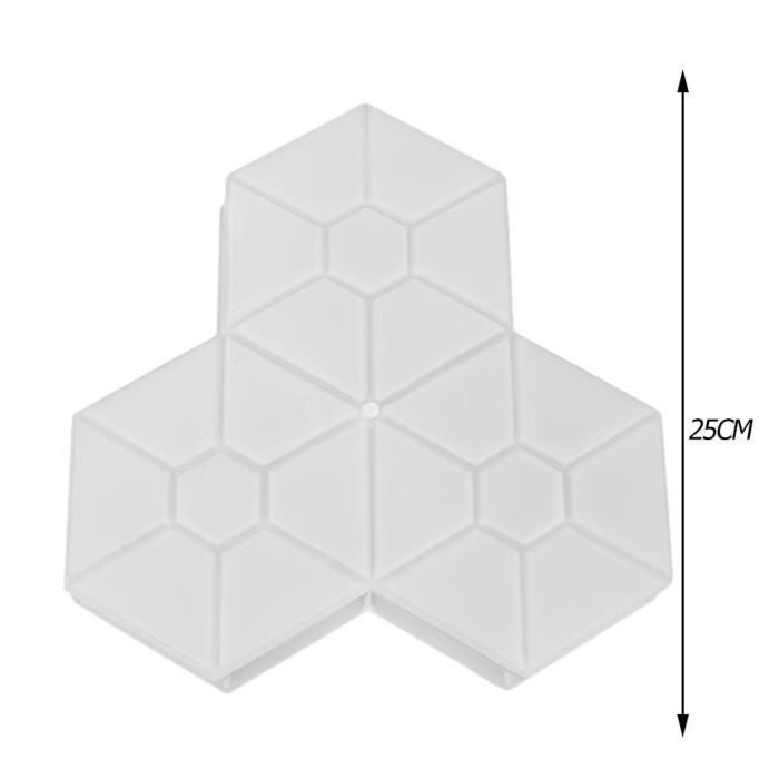 Moule à Pavé Carré Pour Béton - Taille S (27,4x4,3 Cm) Ou L (32,5x5 Cm) - Pour Créer Dalles De Terrasse, Allée, Chemin De Jardin