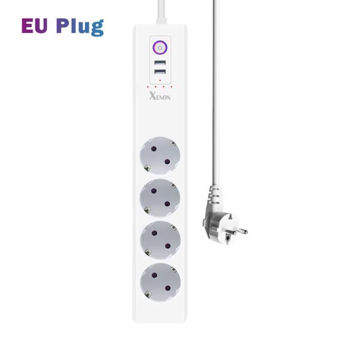 Zigbee - EU-6PCS - Multiprise Intelligente Wifi, Télécommande Vocale,  Rallonge, Minuterie, Fonctionne Avec Al