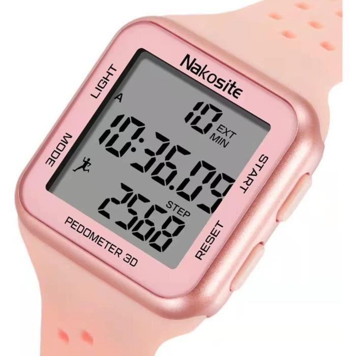 Fit2433P Meilleure Chronometre Podometre Marche Montre Non Connectee Sport Smartwatch Bracelet Compteur De Pas Precis Et Alar c691 Cdiscount Telephonie