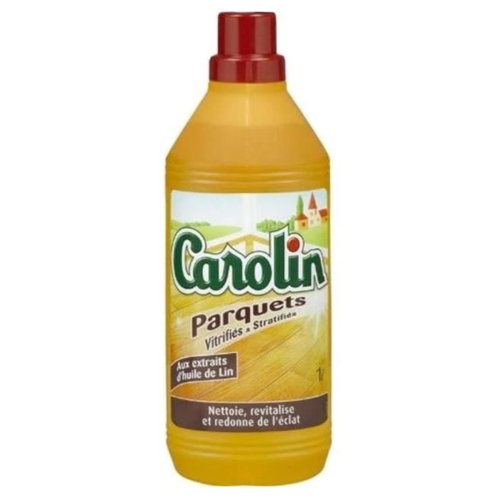 Carolin Parquets Vitrifies Stratifies Huile De Lin 1l Lot De 3