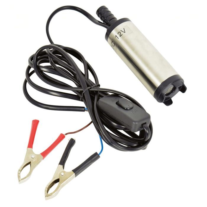 Carpoint Mini pompe électrique de transfert 12 V Noir 439325