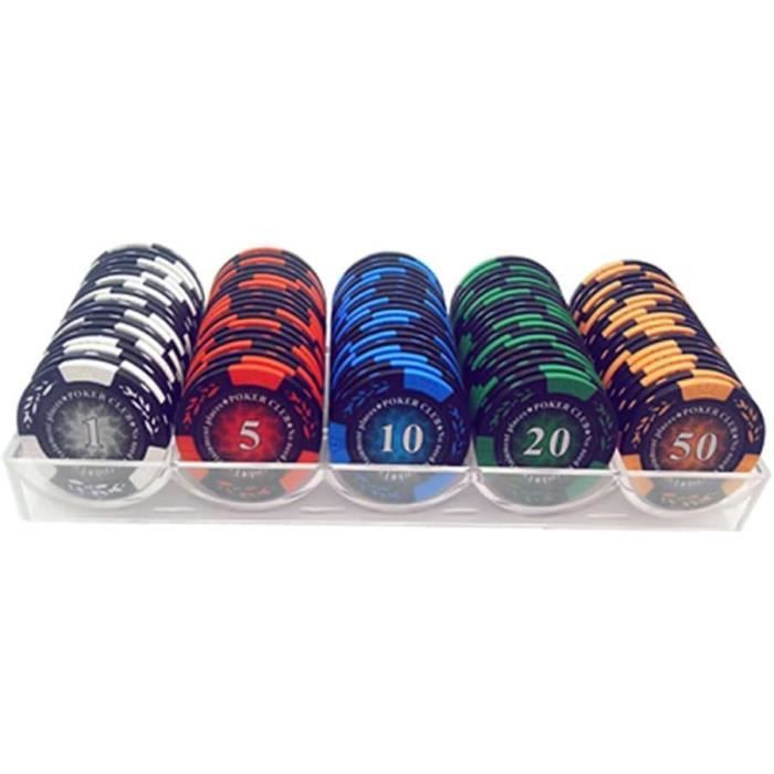 Mallette De 300 Jetons De Poker FRENCH POKER TOUR - En Céramique 10 G Exclusividade Cartes Production