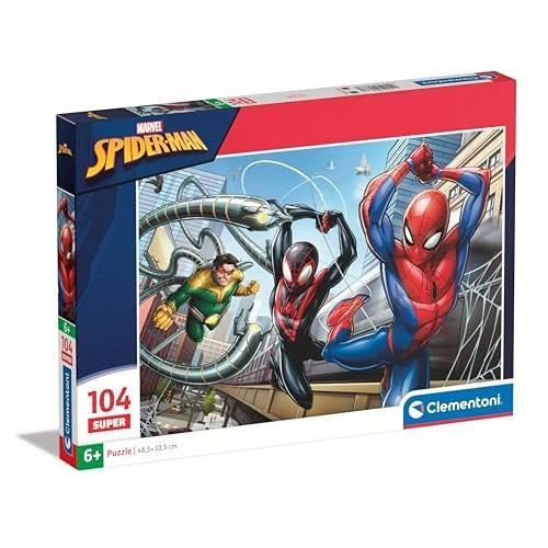 Puzzle Enfants - CLEMENTONI - MARVEL SPIDER-MAN - 104 Pièces - 6 Ans ...