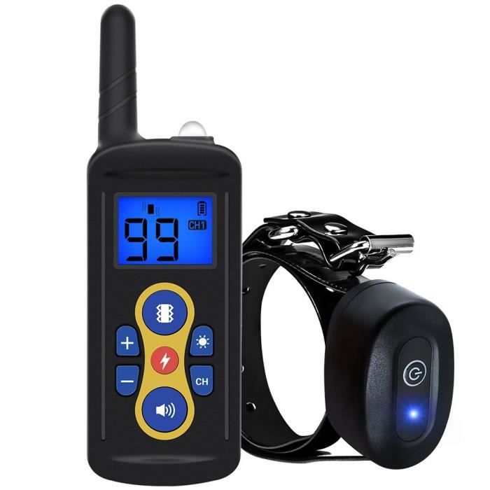 Ultrasonic Dog Training Collar Anti Bark Electric Shocker Strict Pet ...