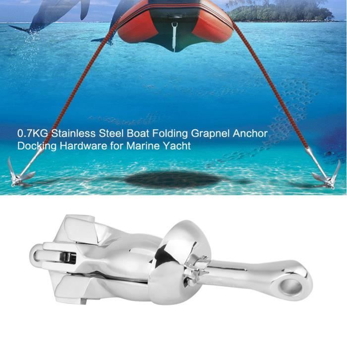 Accessoires De Bateau Pour Bateau En Aluminium, 113 Mm, Ligne D'amarrage En Acier Inoxydable à Ressort Absorbant Les Chocs, Matériel Marin Multifonctionnel Pour Bateau, Yacht, Parc