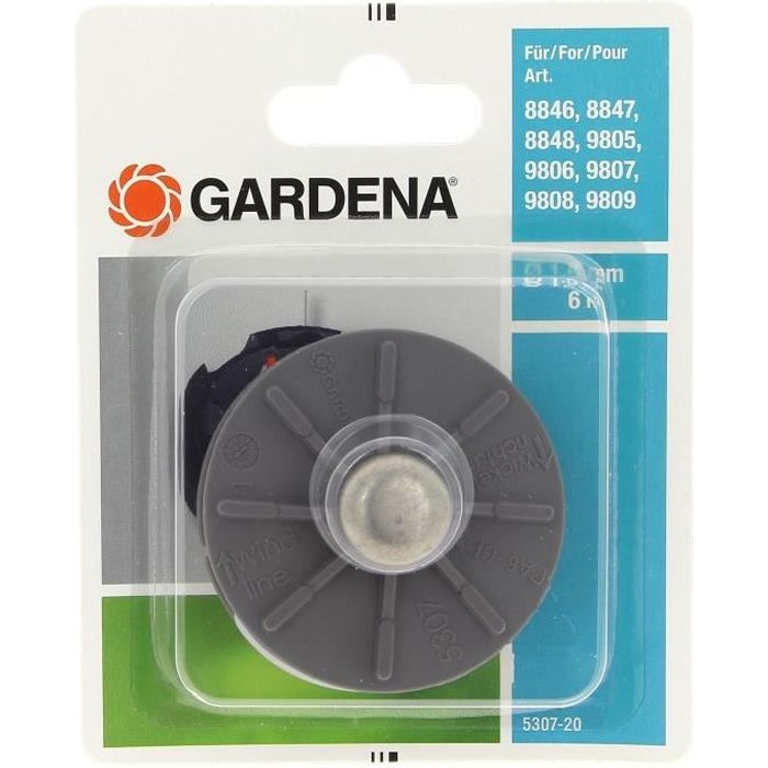 Bobine + fil 1,6mm pour Coupe bordures Gardena - 3665392060451