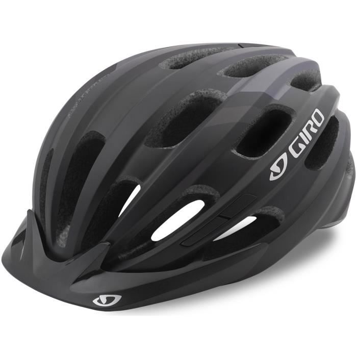 Casque de vélo Giro Bronte - noir - Technologie In-Mold - Réflecteur(s) - Visière amovible