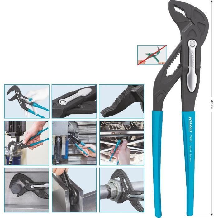 Pince multiprise ∙ avec isolation de protection 759N-2VDE ∙ Longueur : 251 mm