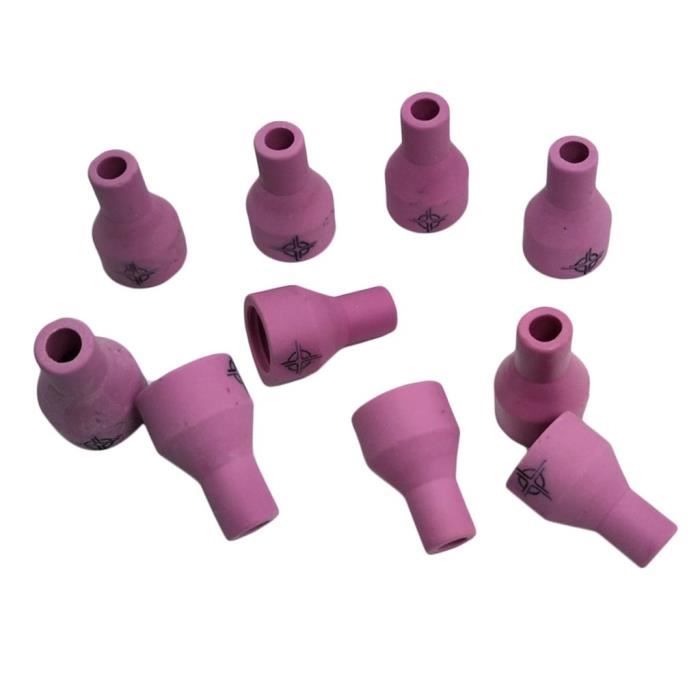 10 Buses Céramique #5 (5/16") Pour Torche De Soudage TIG - Modèles WP-9, 20, 25, Référence 13N09