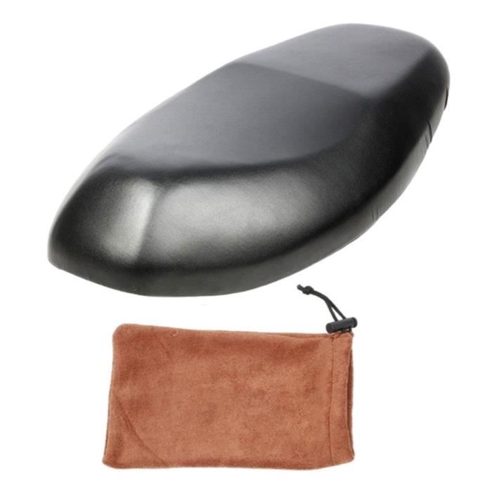 Housse De Siège De Moto Imperméable Universelle XL - 72 X 45 Cm - Avec Bandes élastiques - Protection Contre Pluie Et Soleil (Noir)