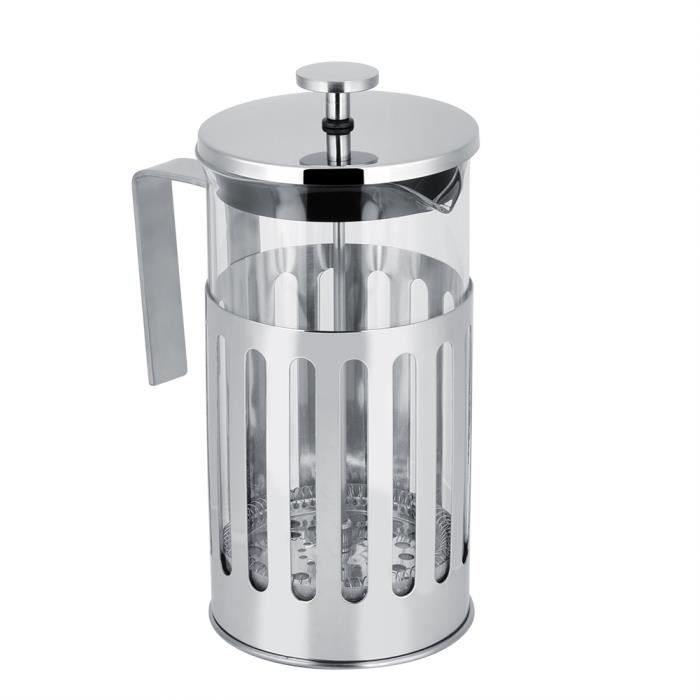 Cafetière Française Portable 12oz - Acier Inoxydable - Isotherme - Parfaite Pour Camping Et Voyage