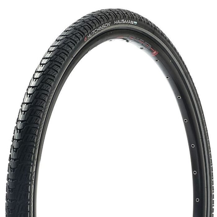 Pneu VTT urbain renforcé Hutchinson Haussmann Infinity Protect TR E50 - noir flanc beige - 27,5\