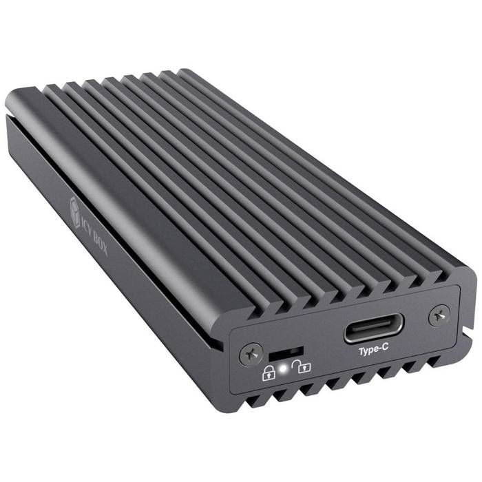 ICY BOX IB-1817MC-C31 Boîtier pour SSD M.2 USB-C® (USB 3.1 Gen 2) 10 GBit/s M.2 PCIe NVMe M.2 SATA 2230 2242 2260 2