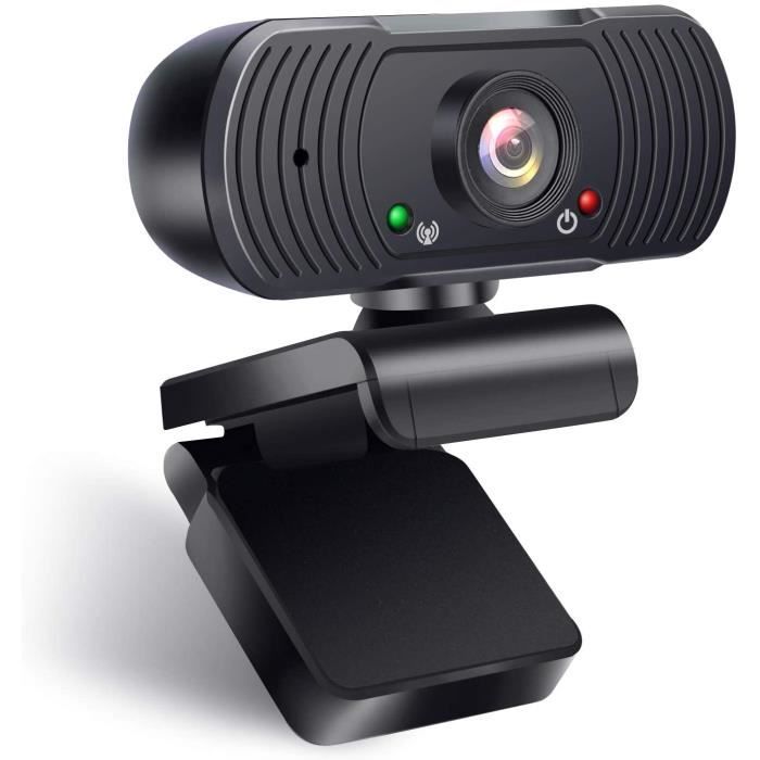 cam 1080P Full HD pour ordinateur de bureau Live Streaming avec micro integre Plug et Play