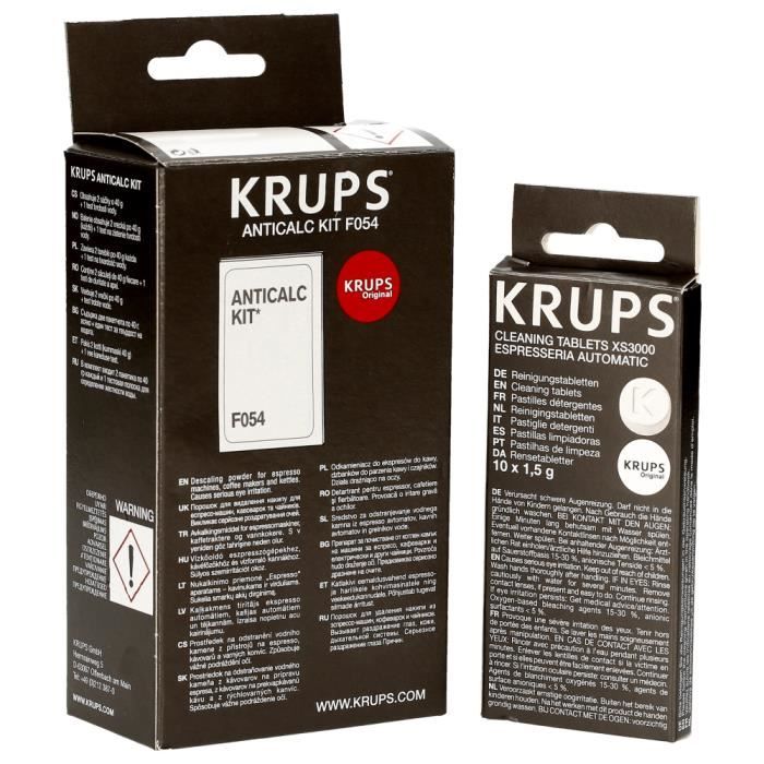 KRUPS Kit détartrant F054 et tablettes XS3000, EA9010, EA8010