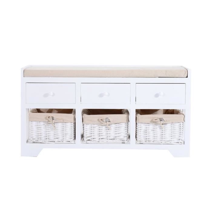 Leshp Banc Rangement De Chaussures Tabouret Panier A Tiroirs En Rotin 98 34 49cm Achat Vente Meuble A Chaussures Leshp Banc Rangement De Cha Soldes Sur Cdiscount Des Le 20 Janvier Cdiscount