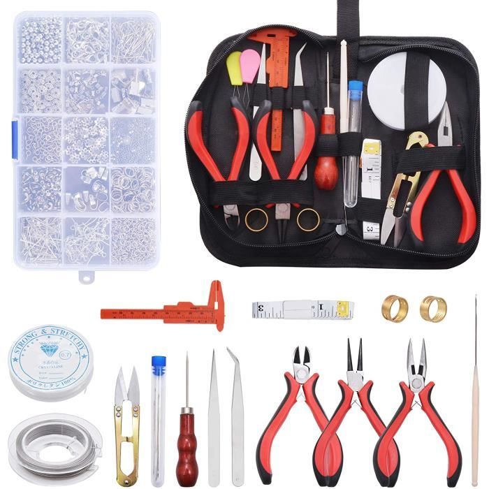 Kit De 5 Pinces Pour Fabrication De Bijoux - Pour Plier, Sertir, Perler Le Fil - Marque Techtongda