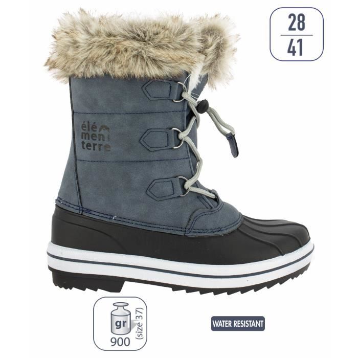 bottes après-ski fille élémenterre jedway - bleu - 28